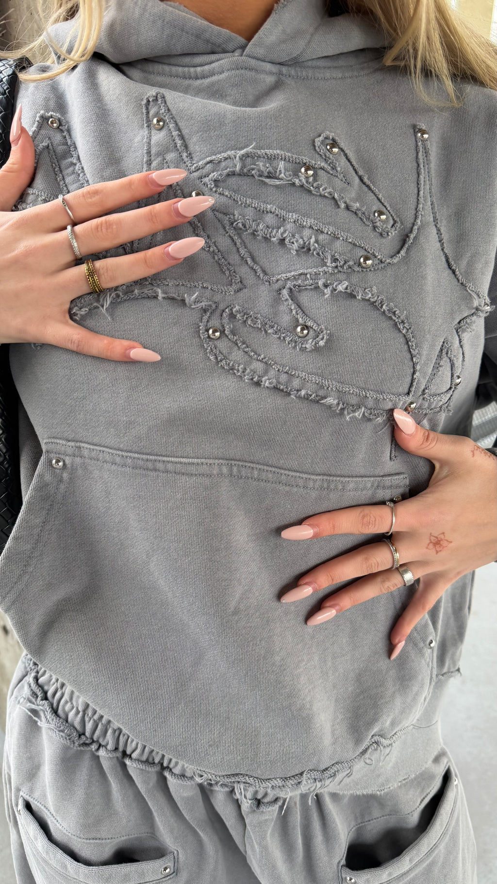 YNGSTR® RICO'D HOODIE (Ash)